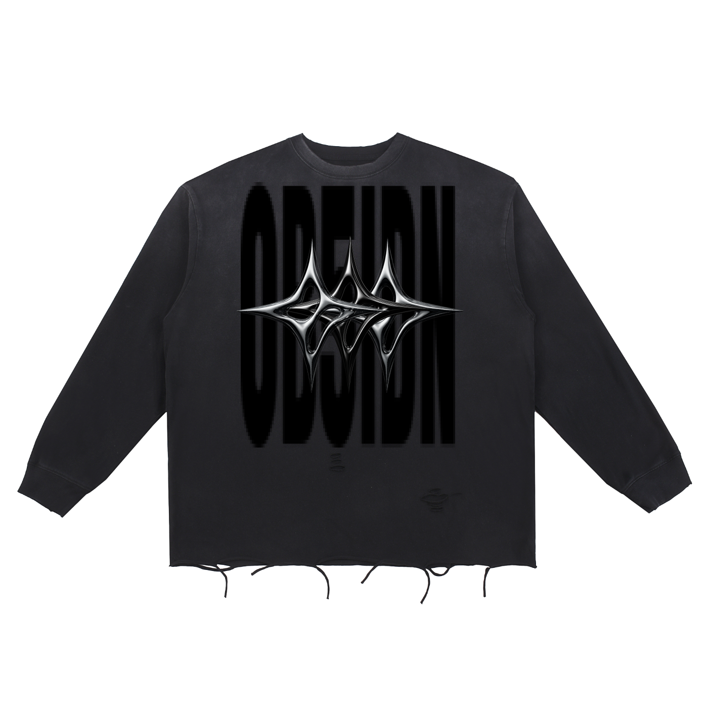 OB5ZN1 DISTRESSED LONG SLEEVE
