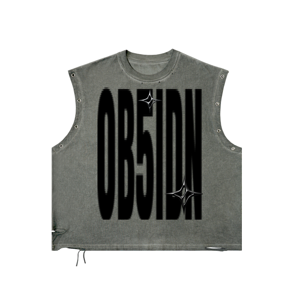 0B5ZN1 DISTRESSED EYELET SHIRT